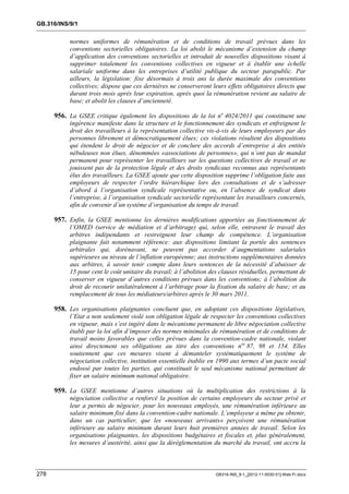 OIT : Rapports du Comité de la liberté Syndicale