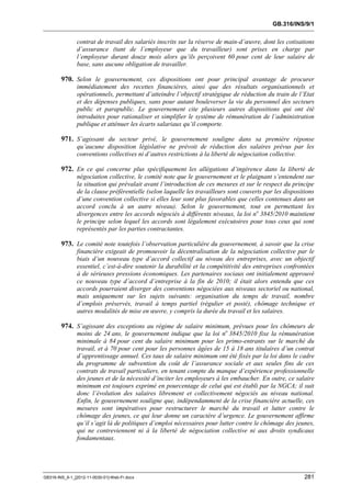 OIT : Rapports du Comité de la liberté Syndicale