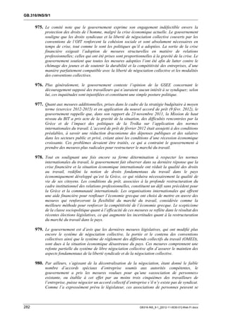 OIT : Rapports du Comité de la liberté Syndicale