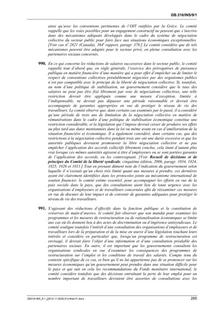 OIT : Rapports du Comité de la liberté Syndicale