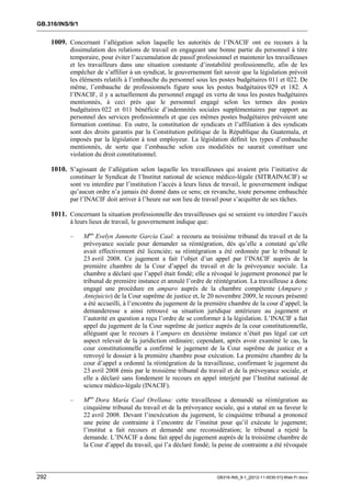 OIT : Rapports du Comité de la liberté Syndicale