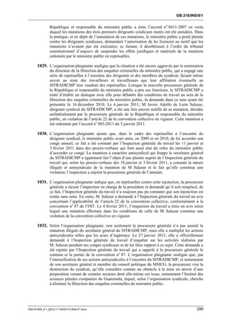 OIT : Rapports du Comité de la liberté Syndicale