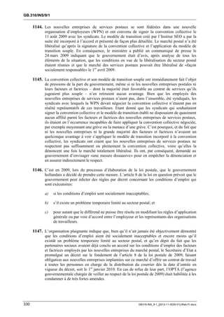 OIT : Rapports du Comité de la liberté Syndicale