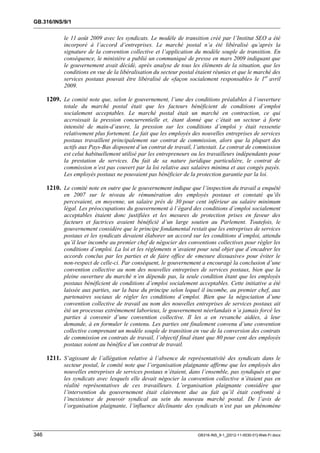 OIT : Rapports du Comité de la liberté Syndicale