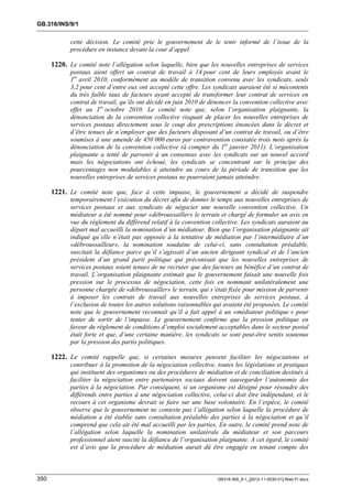 OIT : Rapports du Comité de la liberté Syndicale