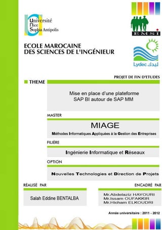 Rapport Projet de fin d’études  PDF