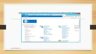 Allez sur gestion des applications pour créer des applications:
kparmel123@gmail.com
 