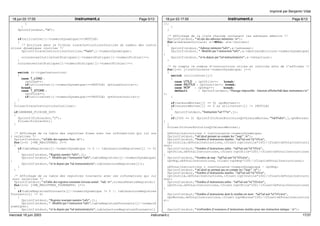18 jun 03 17:55 instrument.c Page 5/13 
} 
} 
fprintf(stdout,"n"); 
if(utiliteInst[i−>numeroDynamique]==INUTILE) 
{ 
/* Ecriture dans le fichier traceInstructionsInutiles du numéro des instru 
ctions dynamiques inutiles */ 
fprintf(traceInstructionsInutiles,"%un",i−>numeroDynamique); 
occurencesInutileInstStatiques[i−>numeroStatique][i−>numeroFichier]++; 
} 
occurencesInstStatiques[i−>numeroStatique][i−>numeroFichier]++; 
switch (i−>typeInstruction) 
{ 
case T_LOAD : 
cptLoad++; 
if(utiliteInst[i−>numeroDynamique]==INUTILE) cptLoadInutile++; 
break; 
case T_STORE : 
cptStore++; 
if(utiliteInst[i−>numeroDynamique]==INUTILE) cptStoreInutile++; 
} 
} 
fclose(traceInstructionsInutiles); 
if(GENERER_FICHIER_DOT) 
{ 
fprintf(fichierDot,"}"); 
fclose(fichierDot); 
} 
/* Affichage de la table des registres fixes avec les informations qui lui son 
t relatives */ 
fprintf(stdout,"nTable des registres fixes :n"); 
for(j=0; j<NB_REGISTRES; j++) 
{ 
if(tableRegistres[j]−>numeroDynamique != 0 || tableLectureRegistres[j] != 0) 
{ 
fprintf(stdout,"Registre numéro %dt",j); 
fprintf(stdout,": Modifié par l’instruction %dt",tableRegistres[j]−>numeroDynamique) 
; 
fprintf(stdout,"et lu depuis par %d instruction(s)n",tableLectureRegistres[j]); 
} 
} 
/* Affichage de la table des registres tournants avec les informations qui lui 
sont relatives */ 
fprintf(stdout,"nTable des registres tournants (niveau actuel : %d) :n",niveauFenetreRegistre); 
for(j=0; j<NB_REGISTRES_TOURNANTS; j++) 
{ 
if(tableRegistresTournants[j]−>numeroDynamique != 0 || tableLectureRegistres 
Tournants[j] != 0) 
{ 
fprintf(stdout,"Registre tournant numéro %dt",j); 
fprintf(stdout,": Modifié par l’instruction %dt",tableRegistresTournants[j]−>numeroD 
ynamique); 
fprintf(stdout,"et lu depuis par %d instruction(s)n",tableLectureRegistresTournants[j 
Imprimé par Benjamin Vidal 
18 jun 03 17:55 instrument.c Page 6/13 
]); 
} 
} 
/* Affichage de la liste chainée contenant les adresses mémoire */ 
fprintf(stdout,"nListe des adresses mémoires :n"); 
for(a=adresseInitiale; a!=NULL; a=a−>suivant) 
{ 
fprintf(stdout,"Adresse mémoire %dt",a−>adresse); 
fprintf(stdout,": Modifié par l’instruction %dt",a−>derniereEcriture−>numeroDynamique) 
; 
fprintf(stdout,"et lu depuis par %d instruction(s)n",a−>nbLecture); 
} 
/* On compte le nombre d’instructions utiles et inutiles afin de l’afficher */ 
for(j=0; j<instCourante−>numeroDynamique; j++) 
{ 
switch (utiliteInst[j]) 
{ 
case UTILE : cptUtile++; break; 
case INUTILE : cptInutile++; break; 
case NOP : cptNop++; break; 
default : fprintf(stderr,"Passage impossible : fonction afficherSdd dans instrument.cn" 
); 
} 
if(valeursMortes[j] == 0) cptMortes++; 
if(valeursMortes[j] == 0 && utiliteInst[j] != INUTILE) 
{ 
fprintf(stderr,"Instruction %d !!!!n",j); 
} 
if(j%20 == 0) fprintf(fichierEvolutionQtValeursMortes,"%dt%dn",j,cptMortes) 
; 
} 
fclose(fichierEvolutionQtValeursMortes); 
nbTotalInstructions = instCourante−>numeroDynamique; 
fprintf(stdout,"nCalcul prenant en compte les "nop" :n"); 
fprintf(stdout,"Nombre d’instructions inutiles : %d/%d soit %f %%n", 
cptInutile,nbTotalInstructions,(float)(cptInutile*100)/(float)nbTotalInstructi 
ons); 
fprintf(stdout,"Nombre d’instructions utiles : %d/%d soit %f %%n", 
cptUtile,nbTotalInstructions,(float)(cptUtile*100)/(float)nbTotalInstructions) 
; 
fprintf(stdout,"Nombre de nop : %d/%d soit %f %%nn", 
cptNop,nbTotalInstructions,(float)(cptNop*100)/(float)nbTotalInstructions); 
nbTotalInstructions = instCourante−>numeroDynamique − cptNop; 
fprintf(stdout,"nCalcul ne prenant pas en compte les "nop" :n"); 
fprintf(stdout,"Nombre d’instructions inutiles : %d/%d soit %f %%n", 
cptInutile,nbTotalInstructions,(float)(cptInutile*100)/(float)nbTotalInstructi 
ons); 
fprintf(stdout,"Nombre d’instructions utiles : %d/%d soit %f %%nn", 
cptUtile,nbTotalInstructions,(float)(cptUtile*100)/(float)nbTotalInstructions) 
; 
fprintf(stdout,"Nombre d’instructions dont le résultat est mort : %d/%d soit %f %%nn", 
cptMortes,nbTotalInstructions,(float)(cptMortes*100)/(float)nbTotalInstruction 
s); 
fprintf(stdout,"nnNombre d’ocurences d’instructions inutiles pour une instruction statique : n"); 
mercredi 18 juin 2003 instrument.c 17/37 
 
