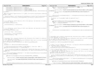 18 jun 03 17:55 instrument.c Page 9/13 
instCourante−>typeInstruction == T_SAVE || 
instCourante−>typeInstruction == T_RESTORE || 
instCourante−>typeInstruction == T_APPEL_INTERNE || 
instCourante−>typeInstruction == T_APPEL_EXTERNE || 
instCourante−>typeInstruction == T_APPEL_EXTERNE_SPECIAL) remonterArbre(ins 
tCourante); 
if(instCourante−>typeInstruction == T_NOP) utiliteInst[instCourante−>numeroDyn 
amique] = NOP; 
/*fprintf(stderr,"< Fin statique %d dynamique %d fichier %dn",instCourante−>n 
umeroStatique,instCourante−>numeroDynamique,instCourante−>numeroFichier);*/ 
} 
/* !!!!! Attention, cette fonction n’est utile que pour les machines utilisant u 
n DelaySolt (Sparc) */ 
void copierInstDelay(void) 
{ 
instCouranteDelay = instCourante; 
} 
/* !!!!! Attention, cette fonction n’est utile que pour les machines utilisant u 
n DelaySolt (Sparc) */ 
void echangerInstDelay(void) 
{ 
instruction *tmp = instCourante; 
instCourante = instCouranteDelay; 
instCouranteDelay = tmp; 
} 
/* Traitement fait lorsqu’on rencontre une instruction qui accède à la mémoire o 
u à des registres (en entrée) */ 
/* !!!!! Attention, cette fonction est différente selon qu’on utilise le program 
me sur Sparc ou x86 (registres) */ 
void instrumentationEntreeRegistre(int identificateurRessource) 
{ 
int i; 
unsigned int identificateurRegistreTournant; 
/* identificateurRessource numéro ID_REG_SALTO_G = trou noir (%g0) */ 
if(identificateurRessource != ID_REG_SALTO_G) 
{ 
/* Si le registre accédé fait partie de la fenêtre de registres tournante */ 
if(identificateurRessource>=ID_REG_SALTO_O && identificateurRessource<=ID_RE 
G_SALTO_I+7) 
{ 
identificateurRegistreTournant = (72−identificateurRessource)+(niveauFenet 
reRegistre*OFFSET_FENETRE); 
if(identificateurRegistreTournant>=NB_REGISTRES_TOURNANTS) 
{ 
fprintf(stderr,"Nombre maximum de registres tournants dépassé, veulliez augmenter la valeur de 
"); 
fprintf(stderr,"la constante NB_REGISTRES_TOURNANTS dans le fichier instrument.cn"); 
exit(1); 
} 
tableLectureRegistresTournants[identificateurRegistreTournant]++; 
Imprimé par Benjamin Vidal 
18 jun 03 17:55 instrument.c Page 10/13 
for(i=0; (instCourante−>origineOperandes)[i]!=NULL; i++) 
if (i >= MAX_NB_OPERANDES) 
{ 
fprintf(stderr,"Nombre maximum d’opérandes pour une instruction dépassé, veulliez augmente 
r la valeur de "); 
fprintf(stderr,"la constante MAX_NB_OPERANDES dans le fichier instrument.cn"); 
exit(8); 
} 
instCourante−>origineOperandes[i] = tableRegistresTournants[identificateur 
RegistreTournant]; 
} 
/* Sinon, on le considère comme un registre fixe */ 
else 
{ 
tableLectureRegistres[identificateurRessource]++; 
for(i=0; (instCourante−>origineOperandes)[i]!=NULL; i++) 
if (i >= MAX_NB_OPERANDES) 
{ 
fprintf(stderr,"Nombre maximum d’opérandes pour une instruction dépassé, veulliez augmente 
r la valeur de "); 
fprintf(stderr,"la constante MAX_NB_OPERANDES dans le fichier instrument.cn"); 
exit(8); 
} 
instCourante−>origineOperandes[i] = tableRegistres[identificateurRessource 
]; 
} 
} 
} 
/* Traitement fait lorsqu’on rencontre une instruction qui accède à la mémoire o 
u à des registres (en sortie) */ 
/* !!!!! Attention, cette fonction est différente selon qu’on utilise le program 
me sur Sparc ou x86 (registre %g0) */ 
void instrumentationSortieRegistre(int identificateurRessource) 
{ 
unsigned int identificateurRegistreTournant; 
/* Mise à jour du compteur de résultat : le registre identificateurRessource e 
st considéré comme un résultat 
de l’instruction instCourante */ 
valeursMortes[instCourante−>numeroDynamique]++; 
/* Si le registre dans lequel on écrit est le numéro 41 (correspondant à %g0), 
on n’en tient pas compte car ce 
registre est un trou noir (quelque soit ce qui y est écrit, on lit toujours 
la valeur 0 dans ce registre) */ 
if(identificateurRessource != ID_REG_SALTO_G) 
{ 
/* Si le registre accédé fait partie de la fenêtre de registres tournante */ 
if(identificateurRessource>=ID_REG_SALTO_O && identificateurRessource<=ID_RE 
G_SALTO_I+7) 
{ 
identificateurRegistreTournant = (72−identificateurRessource)+(niveauFenet 
reRegistre*OFFSET_FENETRE); 
if(identificateurRegistreTournant>=NB_REGISTRES_TOURNANTS) 
{ 
fprintf(stderr,"Nombre maximum de registres tournants dépassé, veulliez augmenter la valeur de 
mercredi 18 juin 2003 instrument.c 19/37 
 