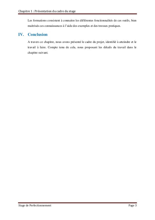 Rapport de stage de perfectionnement  Mahmoudi Mohamed Amine