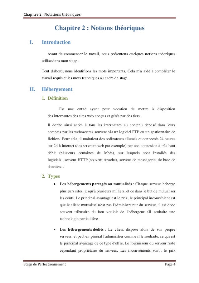 Rapport de stage de perfectionnement  Mahmoudi Mohamed Amine