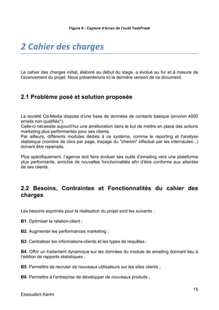 Rapport de stage de fin d'etudes du DUT | PDF