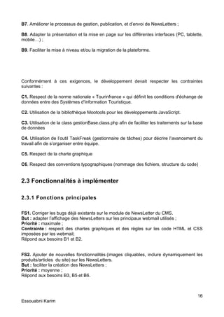 Rapport de stage de fin d'etudes du DUT | PDF