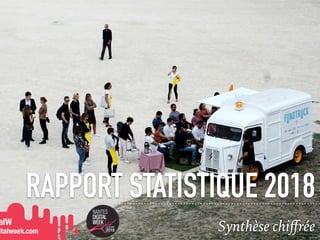 RAPPORT STATISTIQUE 2018
Synthèse chiﬀrée
 