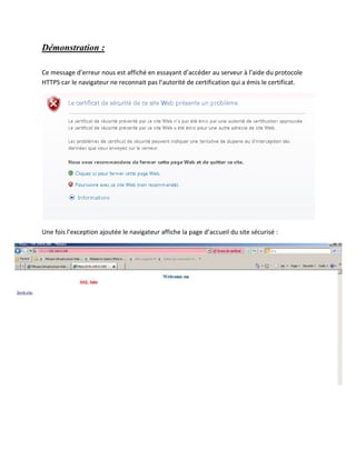 Rapport  tp  openssl