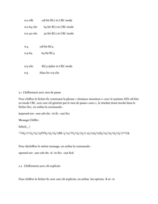 Rapport  tp  openssl