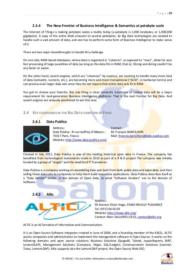 IT & Big Data 2012 Report
