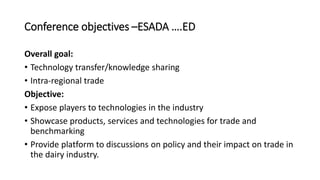 RAPPOTTEURS REPORT FROM PROCEEDINGS OF - THE 10th ESADA conference