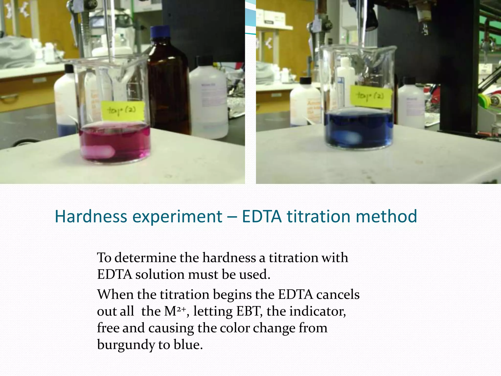 Hardness does not cause adverse health effect but hard water requires greater amount of soap to produce foam; it can also cause scaling in hot water pipes.Our results show tap water has the lowest alkalinity and hardness