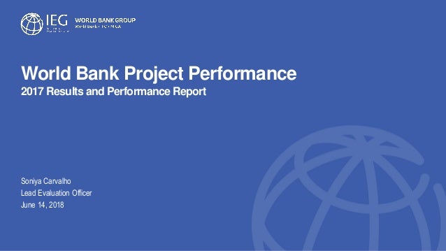 Results And Performance Of The World Bank Group 2017