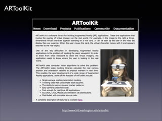 ARToolKit

http://www.hitl.washington.edu/artoolkit

 