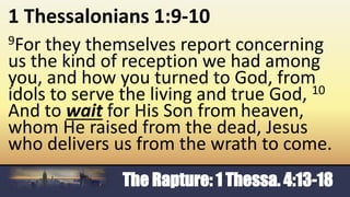 The Rapture: Hungering for Jesus' Return for His Church | PPTX
