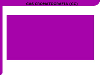 GAS CROMATOGRAFIA (GC) 