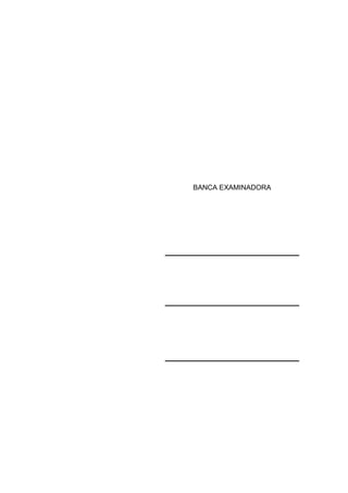 BANCA EXAMINADORA
 