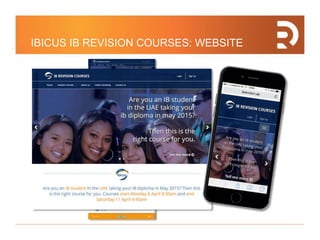 IBICUS IB REVISION COURSES: WEBSITE
 