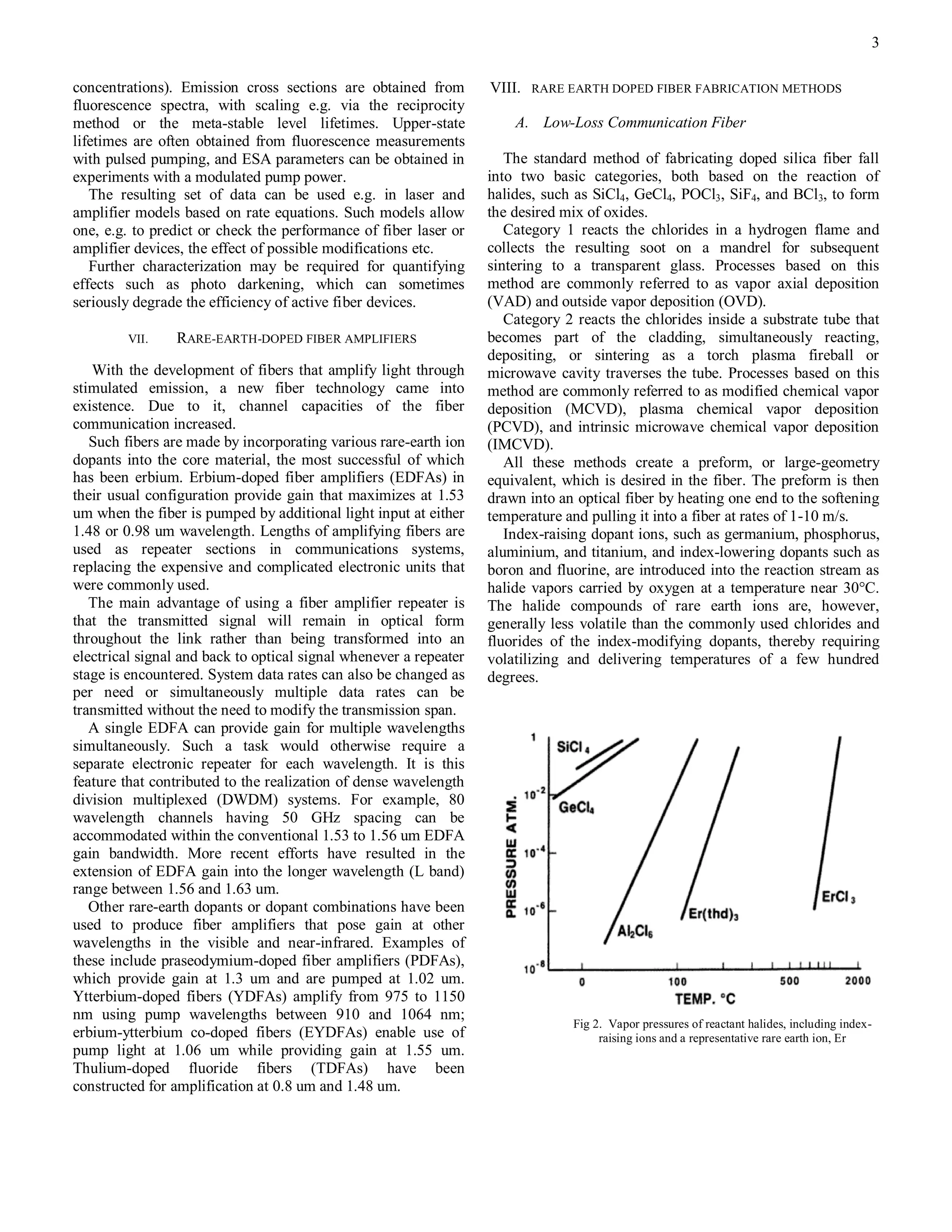 Rare earth doped fibers | PDF