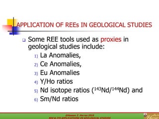 Rare earth elements and its applications in geological studies | PDF