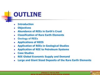 Rare earth elements and its applications in geological studies | PDF