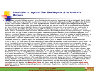 Rare earth elements and its applications in geological studies | PDF