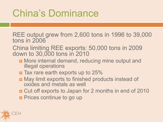 Plentiful, but minerals (concentrated forms) are rare and difficult and costly to extract