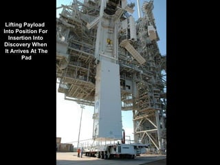 Lifting Payload  Into Position For  Insertion Into  Discovery When  It Arrives At The Pad 