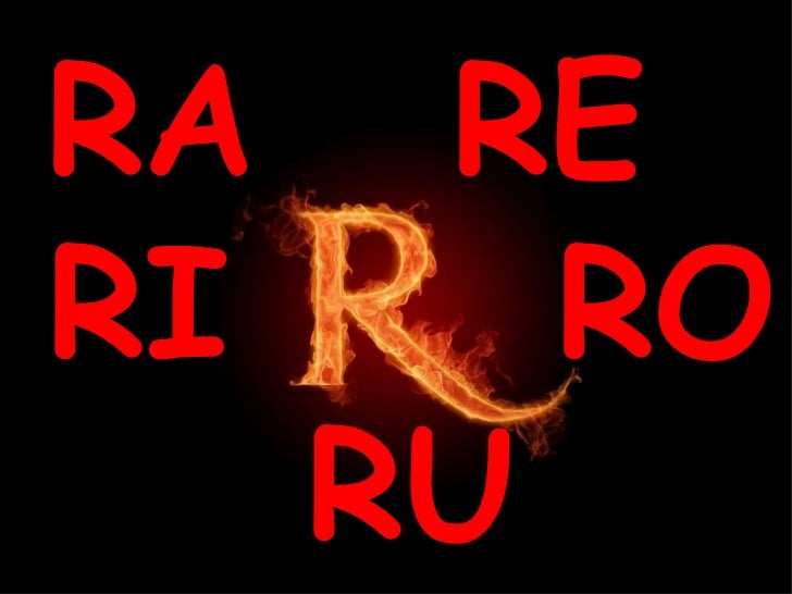 Lectoescritura La Letra R Lectoescritura La Letra R