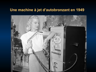 Une machine à jet d’autobronzant en 1949

 