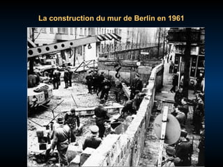 La construction du mur de Berlin en 1961

 