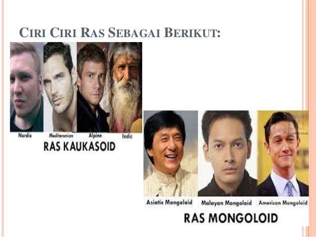 Contoh ras mongoloid