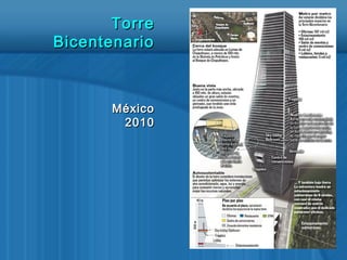 TorreTorre
BicentenarioBicentenario
MéxicoMéxico
20102010
 
