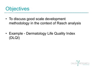 Dlqi R Questions Rasch analysis of the Dermatology Life Quality Questionnaire (DLQI) | PPTX