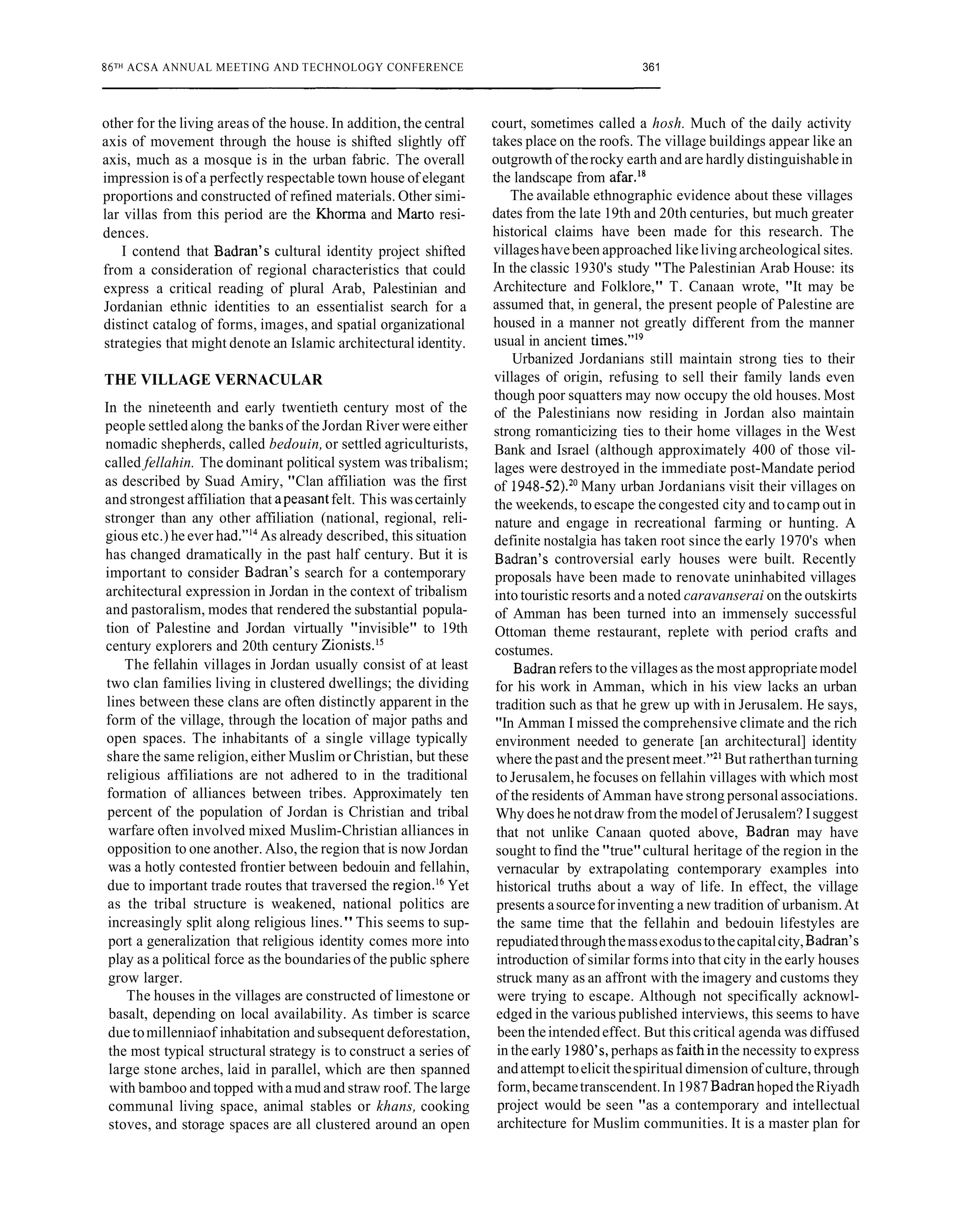 Rasem badran and the jordanian house | PDF