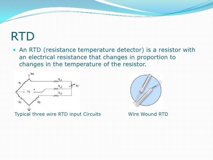 resistance temperature detector