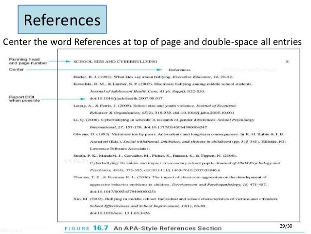 apa results section