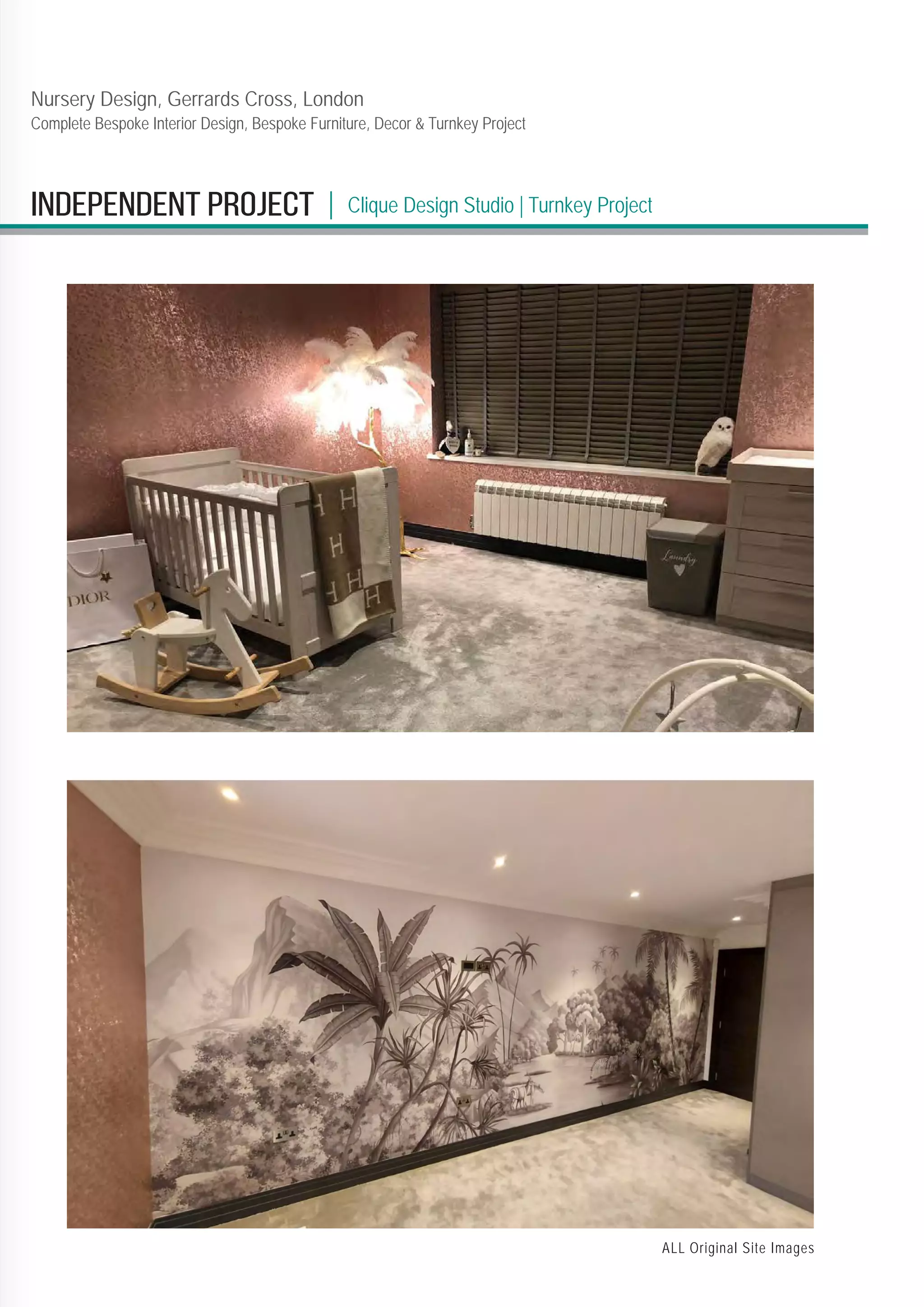 INDEPENDENT PROJECT |
Nursery Design, Gerrards Cross, London
Complete Bespoke Interior Design, Bespoke Furniture, Decor  Turnkey Project
ALL Original Site Images
Clique Design Studio 
| Turnkey Project
 