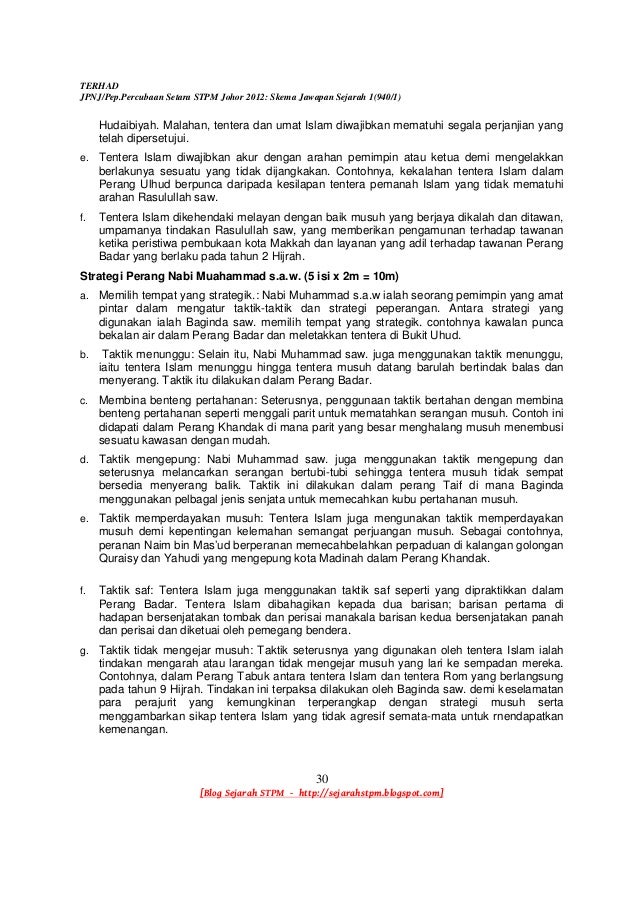 Rashman skema jawapan sejarah 1 johor 2012