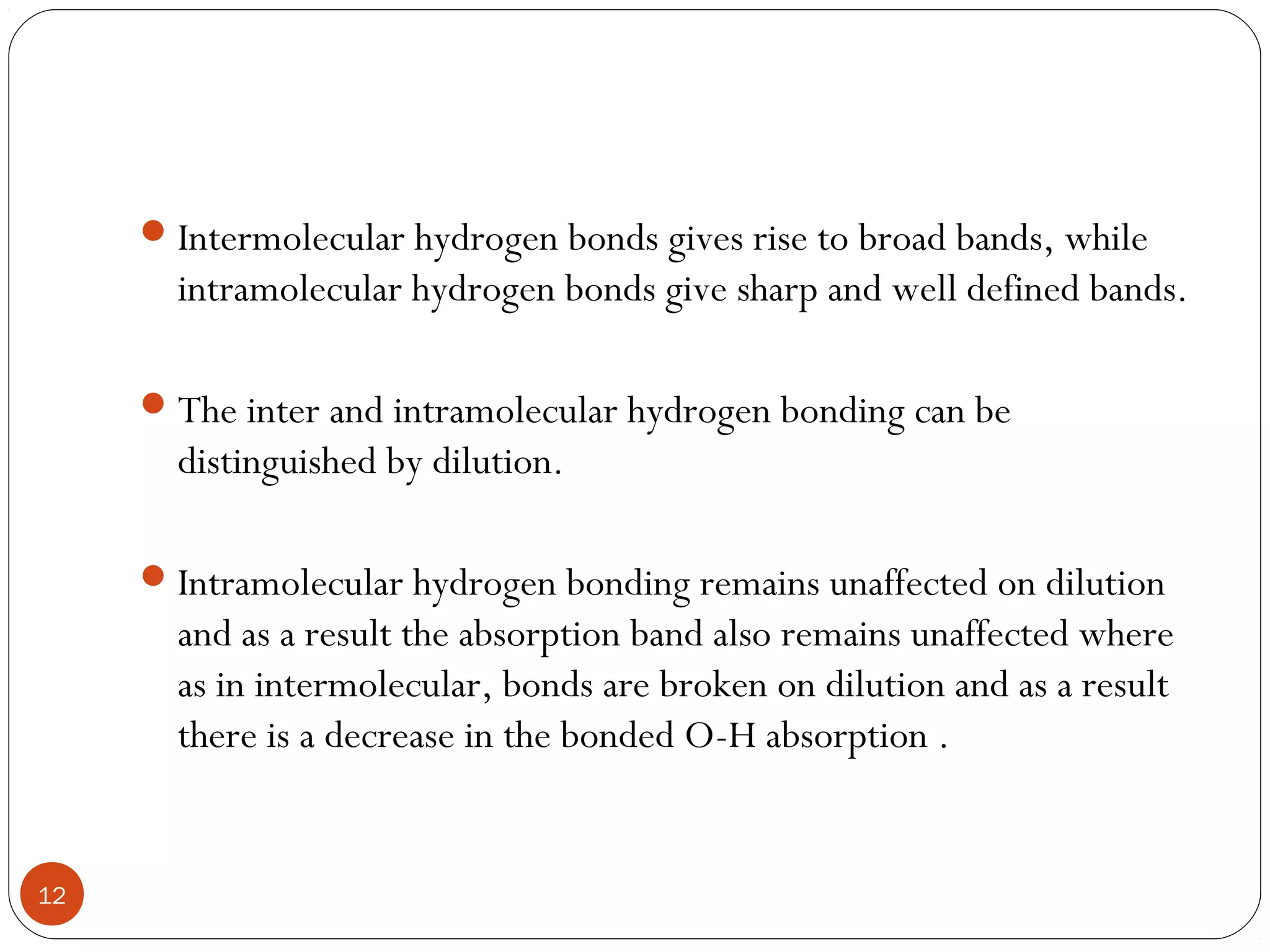 Factors affecting vibrational frequencies in IR | PPT