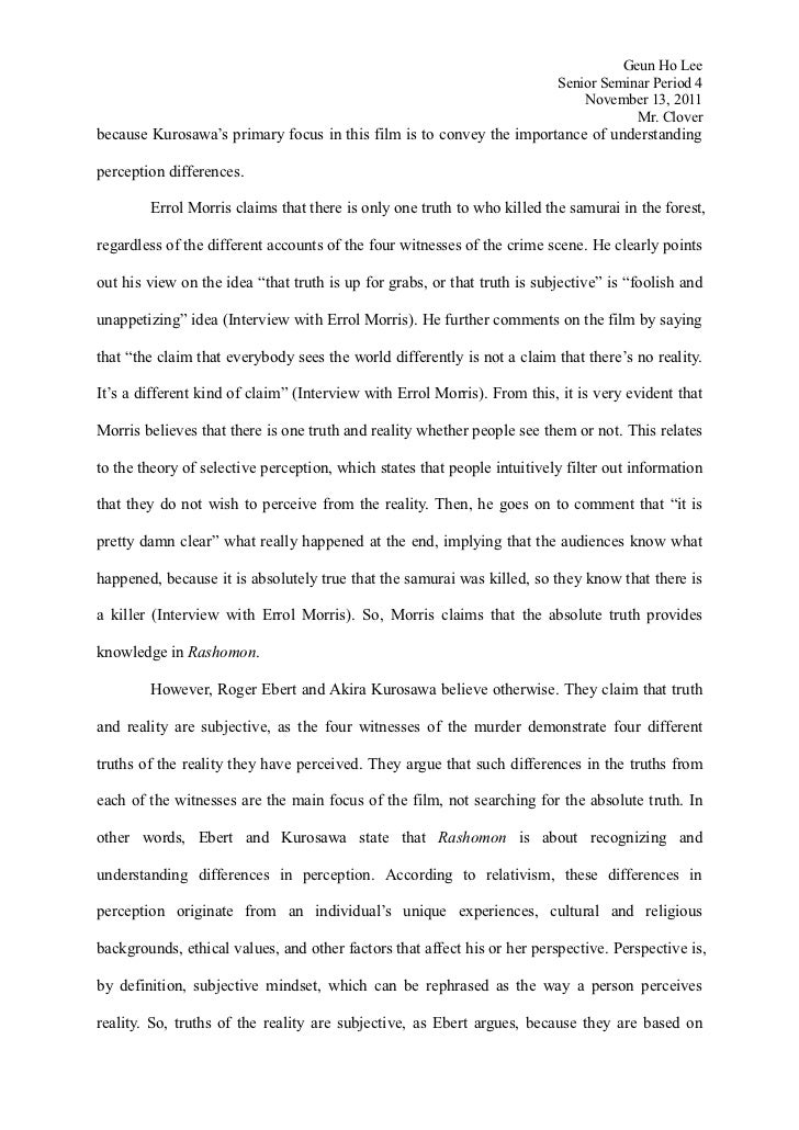 Rashomon effect image