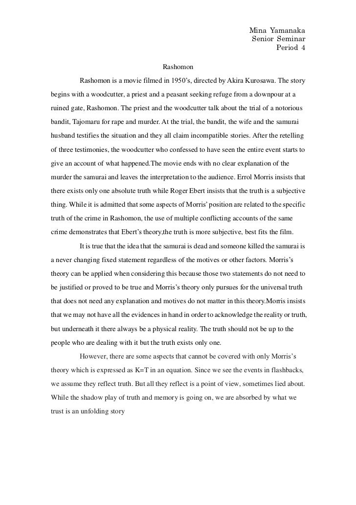 Rashomon short story picture