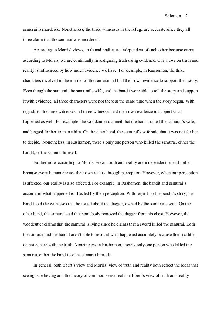 Essay Samples For High School Sample Essay Thesis Statement also My Hobby Essay In English Rashomon Essay Health Care Essays